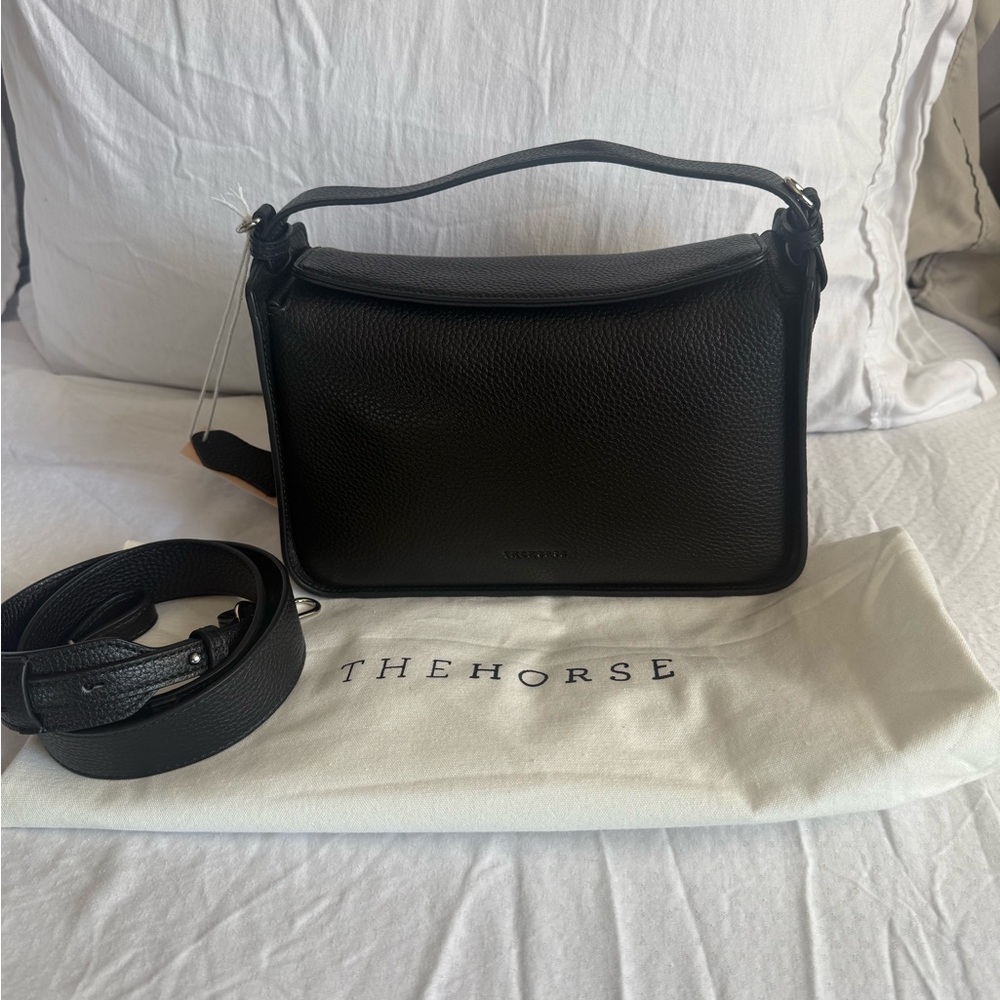 The Horse Clementine Black Leather Bag